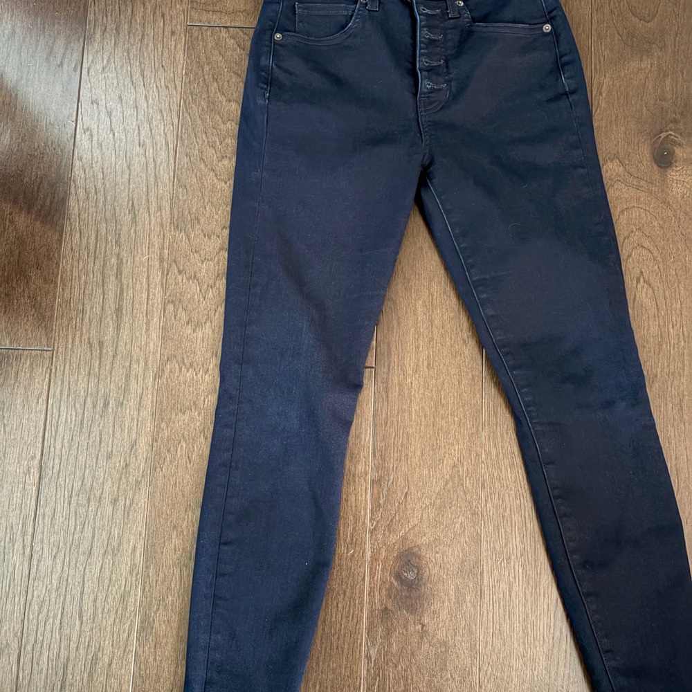 Veronica Beard Dark Navy Skinny Jeans